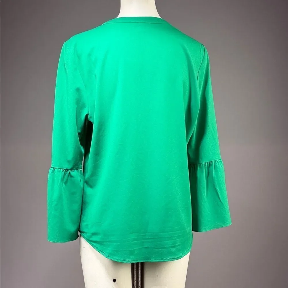 J. Crew Vibrant Green Blouse (rack15)